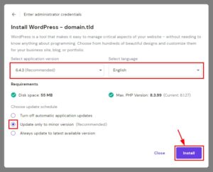 تثبيت WordPress بنقرة واحدة على Hostinger