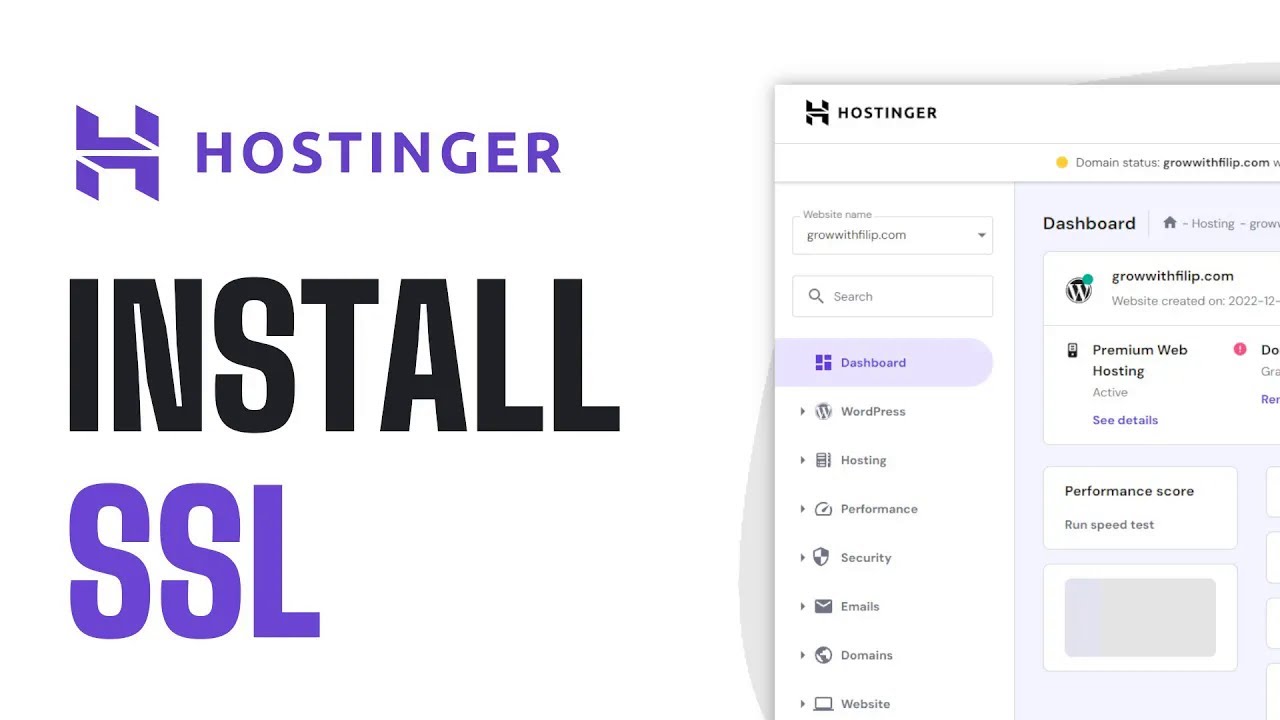 : لوحة تحكم هوستنجر لتفعيل شهادة SSL المجانية وتأمين الموقع