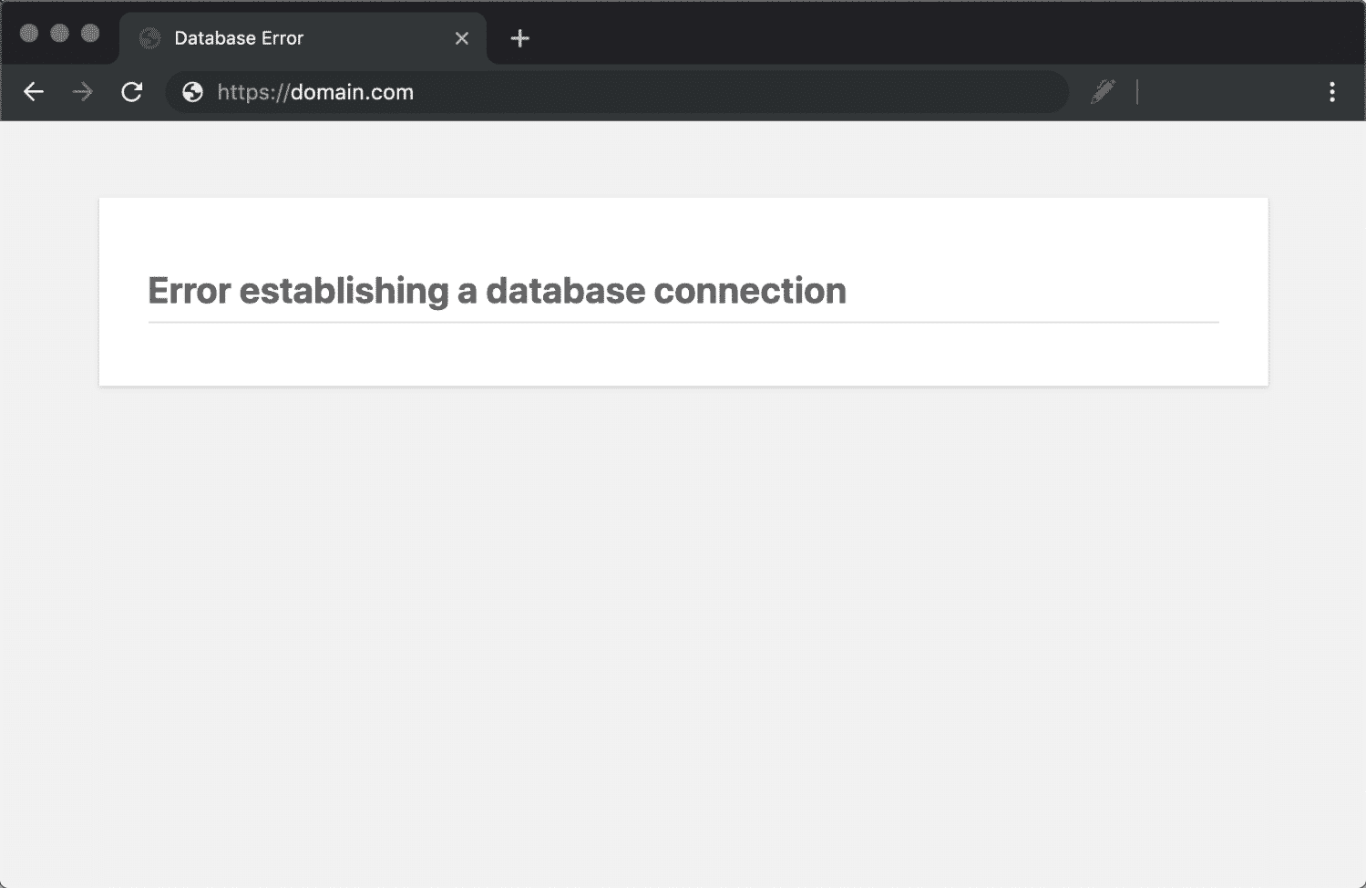 حل مشكلة Error Establishing a Database Connection في الووردبريس نبض الاستضافة
